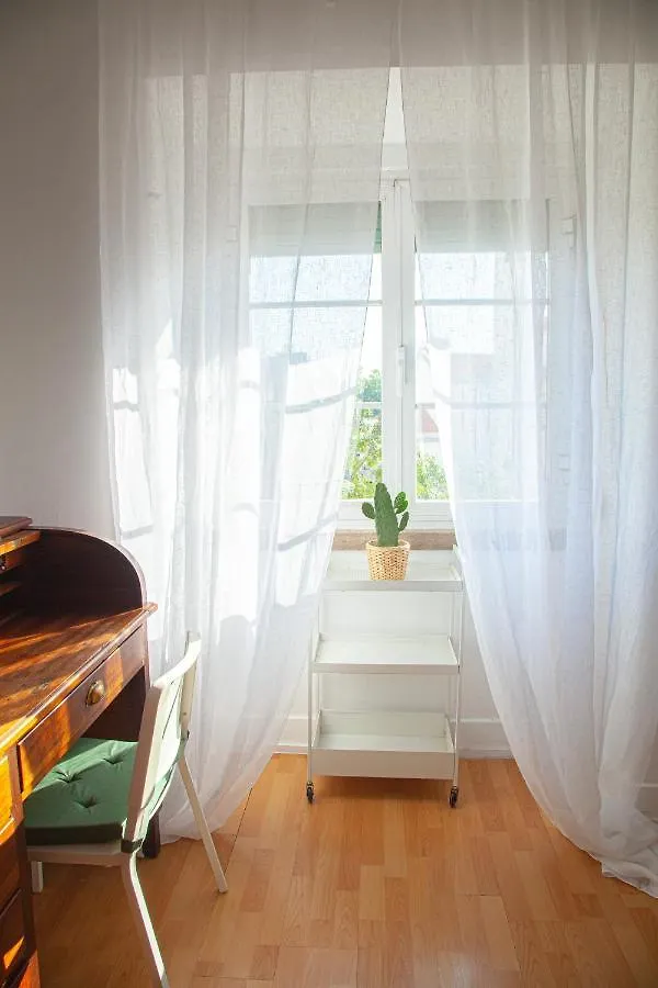 Ola Lisboa ! Central Apartment Lightning Quiet View Garden 10Mn Airport